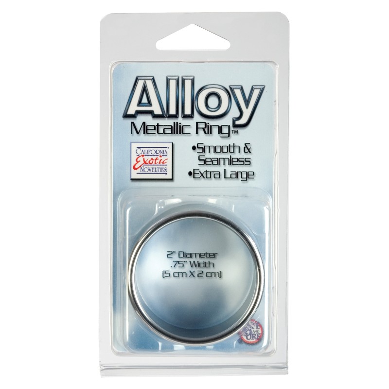 Pierścień-ALLOY METALLIC RING - XL